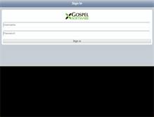 Tablet Screenshot of gccdenver.gospelsoftware.com