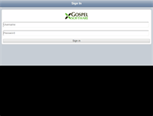 Tablet Screenshot of covfel.gospelsoftware.com